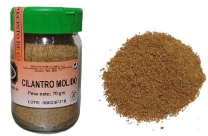 Cilantro molido
