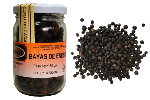 Bayas de enebro web